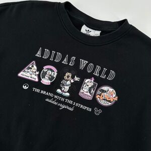 Adidas Originals x Disney Mickey Mouse Astronaut Sweatshirt Black Womens Small